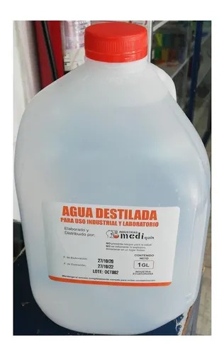 AGUA DESTILADA GALÓN