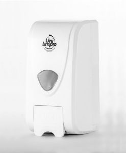 DISPENSADOR UNILIMPIO JABON ESPUMA BLANCO 800ML