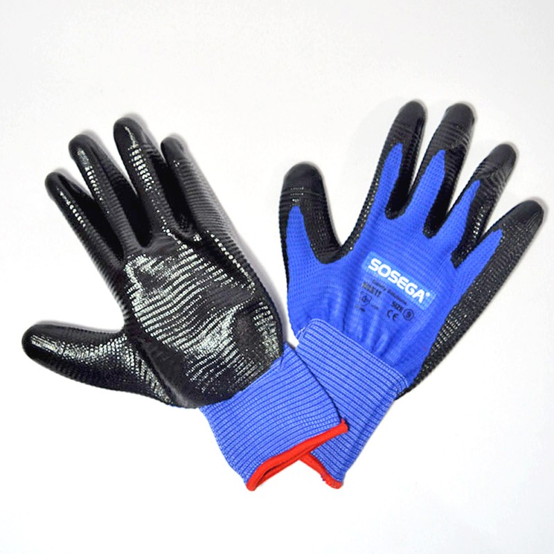 GUANTE RECUBIERTO NITRILO WAVE TALLA L