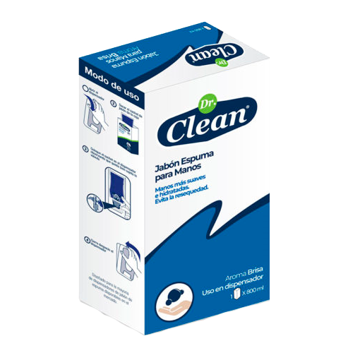 JABON ESPUMA PARA MANOS DR CLEAN BRISA 800ML