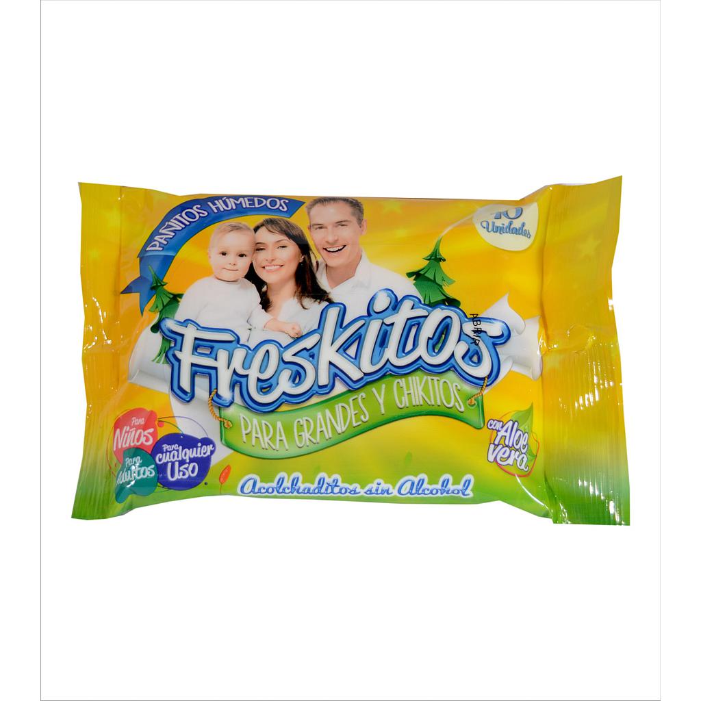 PAÑITOS HUMEDOS FRESKITOS PAQ X25 UND