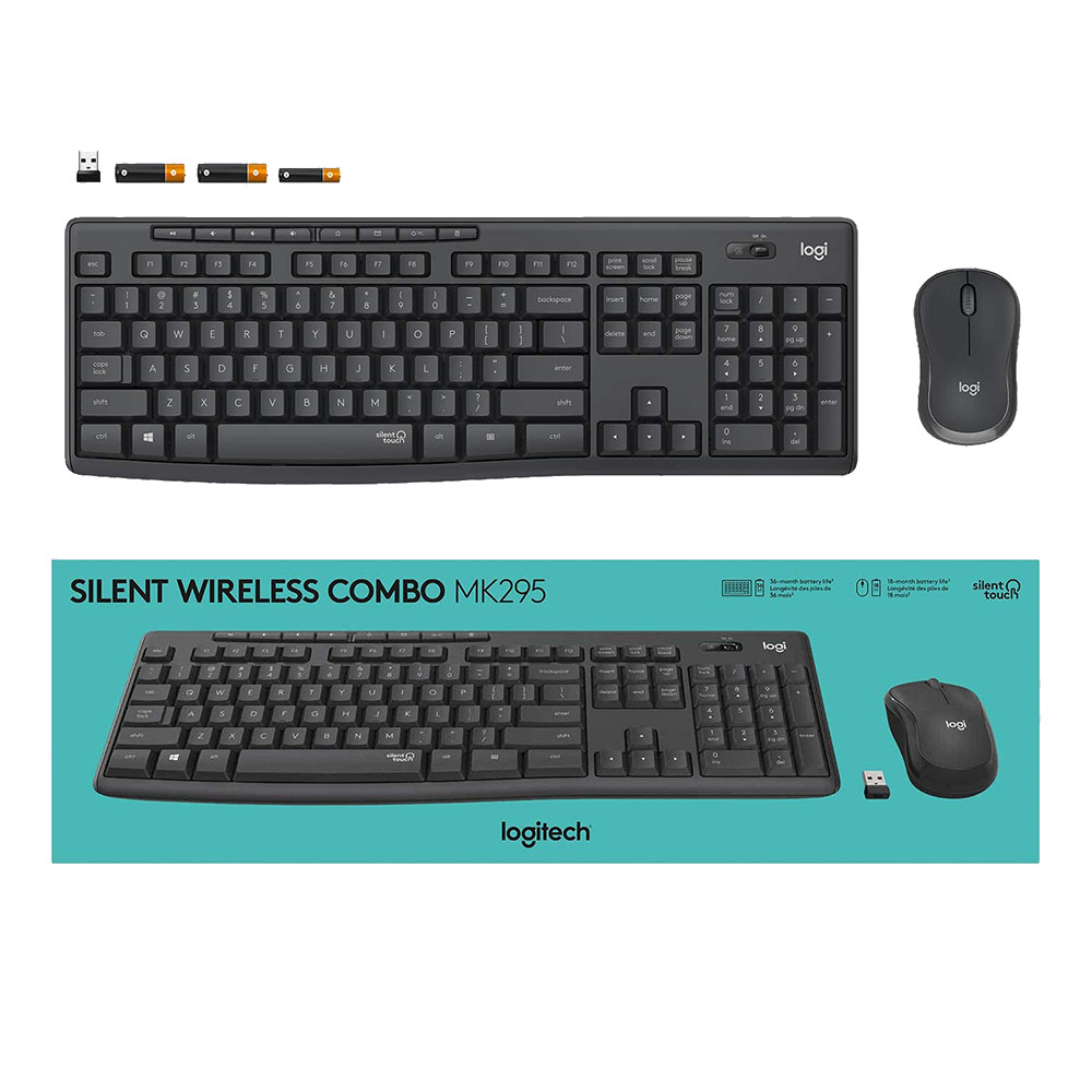 COMBO TECLADO + MOUSE INALAMBRICO SILENTTOUCH