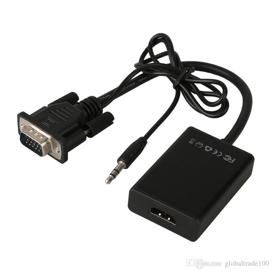 CONVERTIDOR  HDMI A VGA CON AUDIO