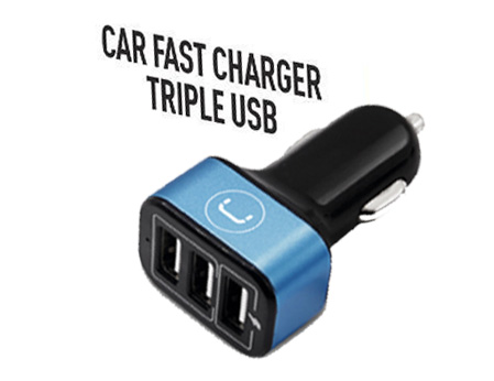 CARGADOR VEHICULAR 3 USB PW5022