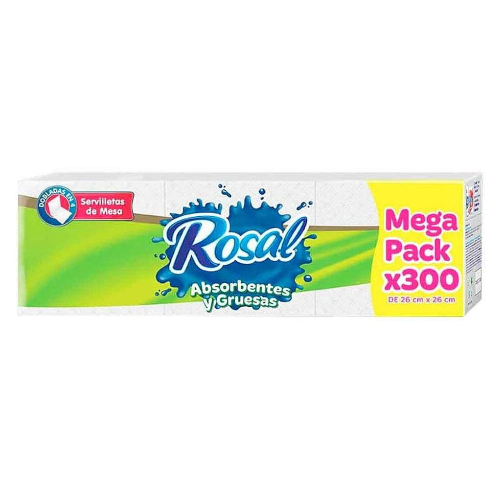 SERVILLETA ROSAL MEGAPACK 28X26 PAQ. X 300 UNID.