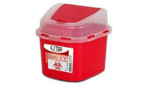 RECIPIENTE RESIDUOS CORTO PUNZANTES ROJO 3 LTS.