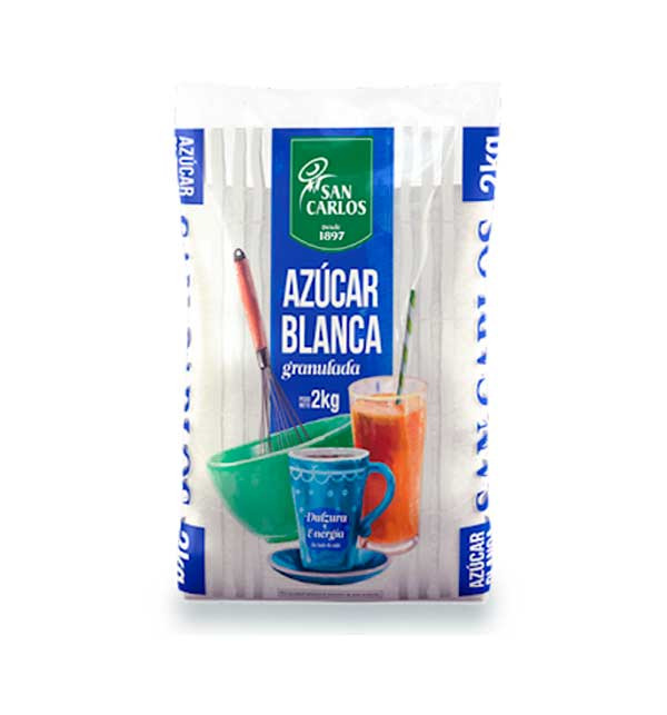 AZUCAR GRANULADA SAN CARLOS 2 KG.