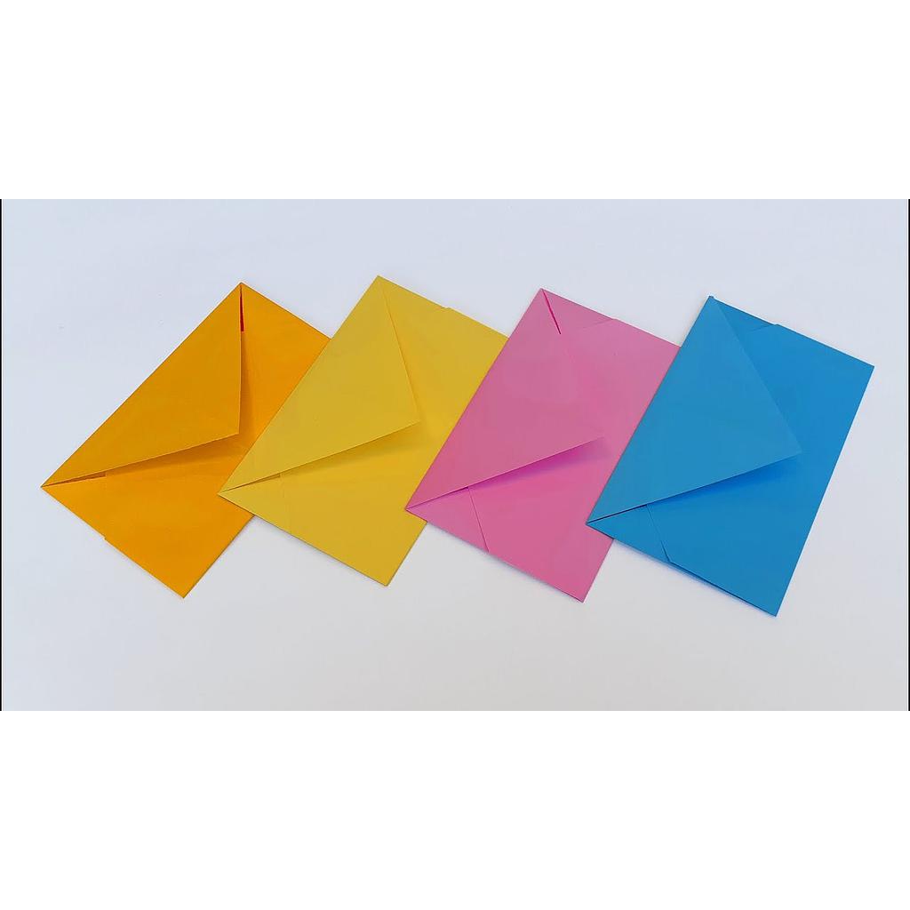 SOBRE PARA CARTA ANARANJADO PAQ. X 50