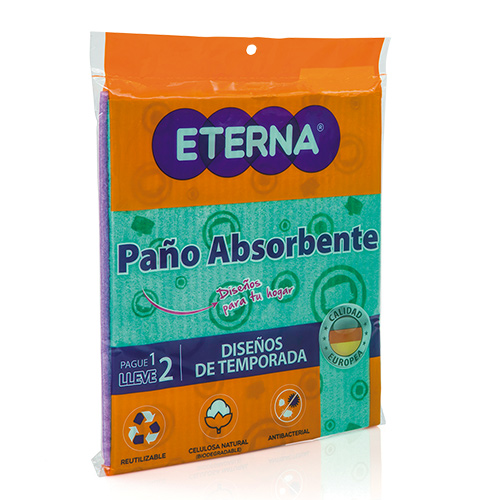 PAÑO ABSORBENTE ETERNA PAQ X 3UND