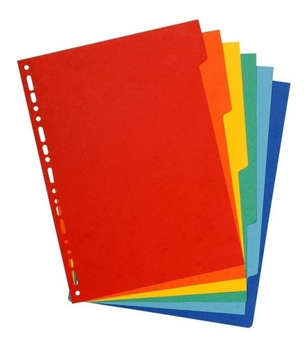 SEPARADOR AZ PLASTICO PAQ.X12