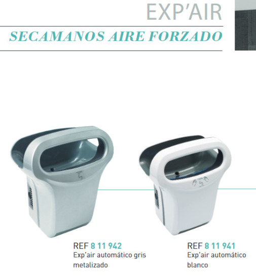 SECA MANOS AIRE FORZADO EXP`AIR