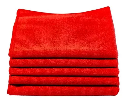 PAÑO MICROFIBRA ROJO 40X40 CM 300 GSM UNIDAD