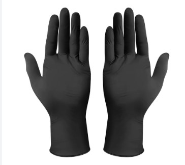 GUANTE NITRILO NEGRO 6.5M TALLA L